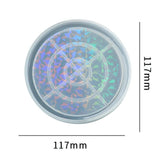 Holographic Big Round Trinklet Coaster Mould sm0340
